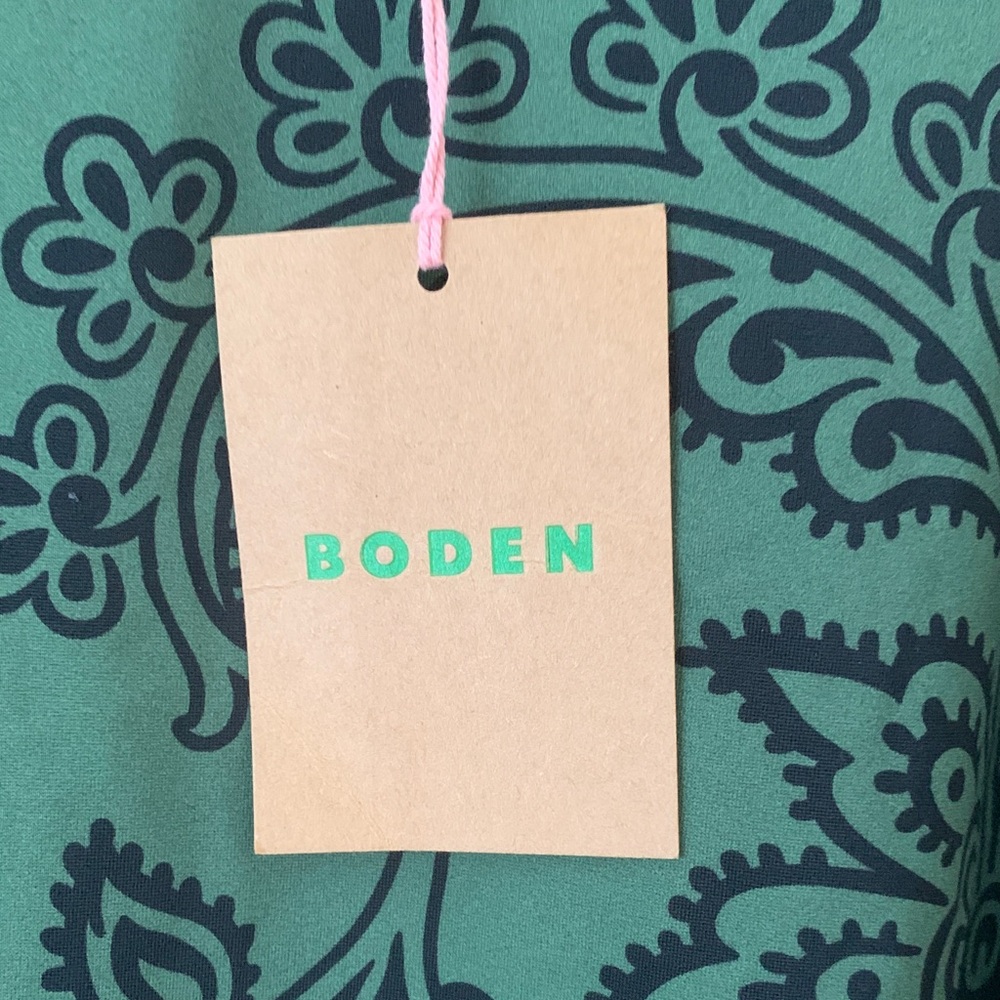 NWT Boden Green Floral One Piece Swimsuit - Picture 3 of 6